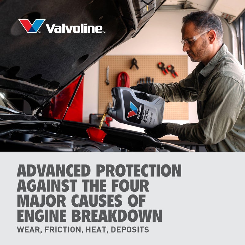 Valvoline زيت محرك فالفولين المتقدم بالكامل الاصطناعي SAE 5W-30 5 QT - Image 4